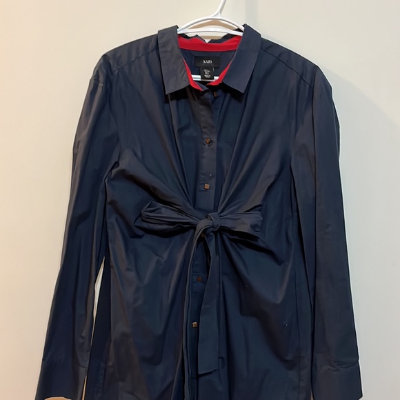 NEW KAZO WITHOUT TAG SHIRT DRESS ,SIZE L - Picture 2 of 8